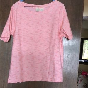 Cotton tee. Petite large